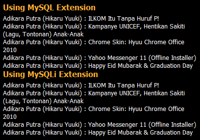 Akses Result Set dari Stored Procedure MySQL Lewat PHP | Hikaru {Aka ...